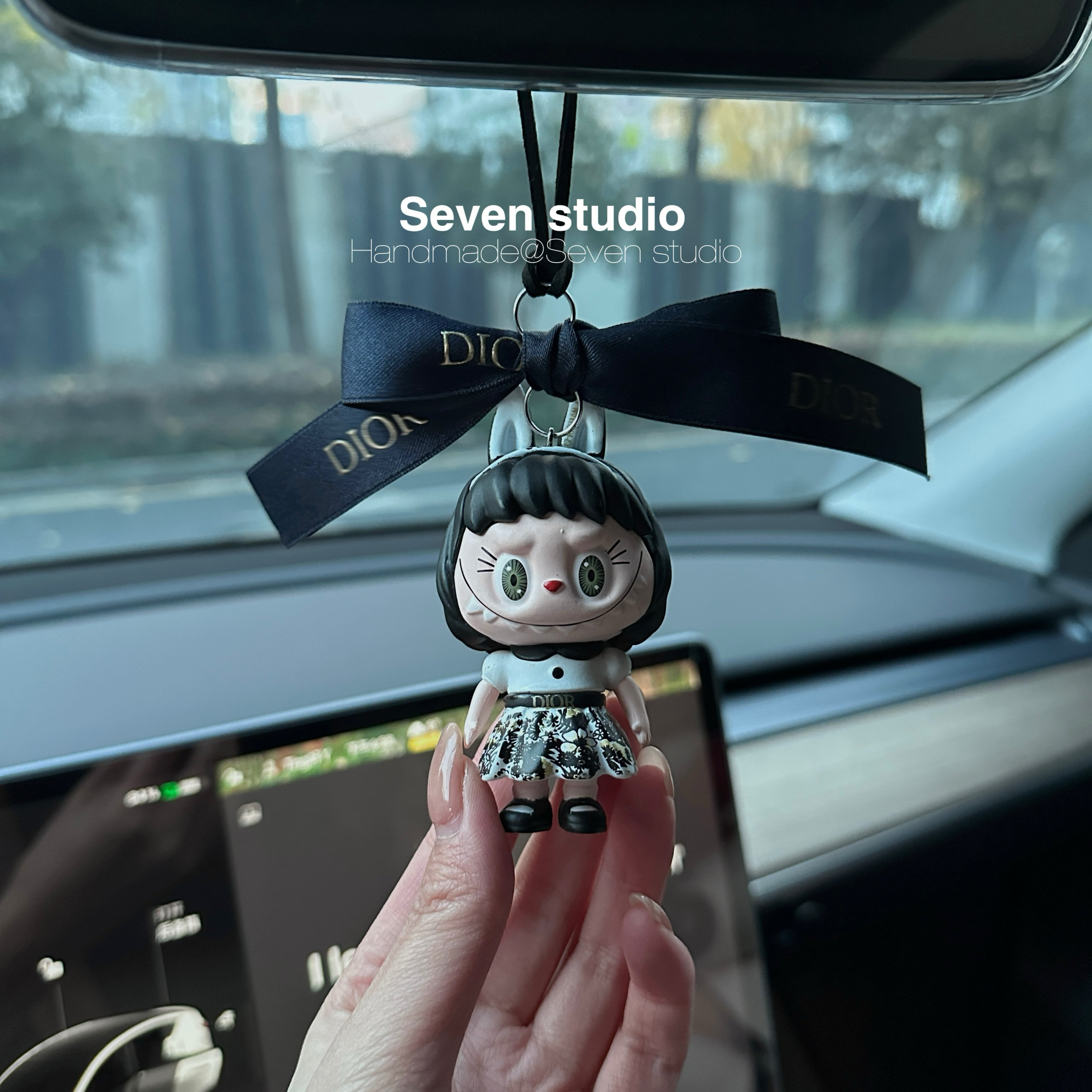 Seven·小香风盲盒车挂可爱香薰蝴蝶结汽车装饰摆件女生车内挂件,淘宝优惠券,粉丝福利购,淘宝优惠卷