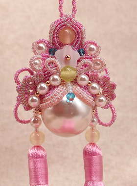 时光与美手工diy凤冠花嫁
