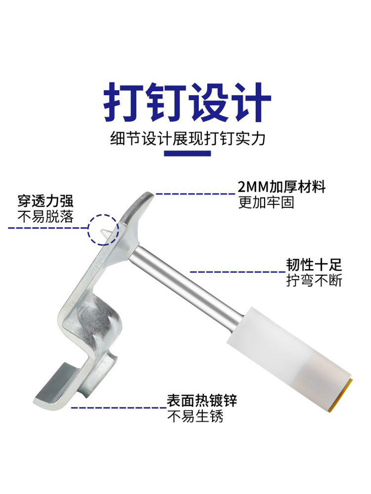 迷你炮钉子吊顶神器一体射钉枪钉消音枪钉消防管卡钉水泥墙打钉