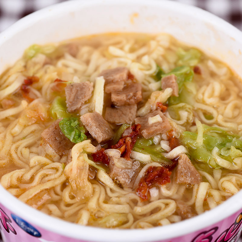 日清合味道点心杯方便面桶装泡面整箱夜宵速食即食牛肉虾仁风味面