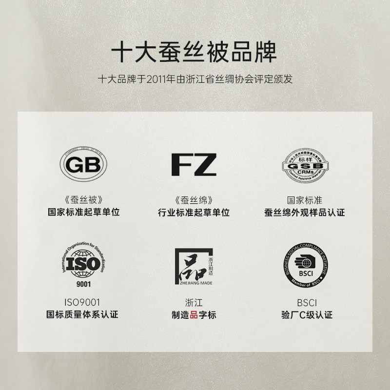 二合一桐乡纯手工正品结婚春秋被芯 银桑蚕丝被