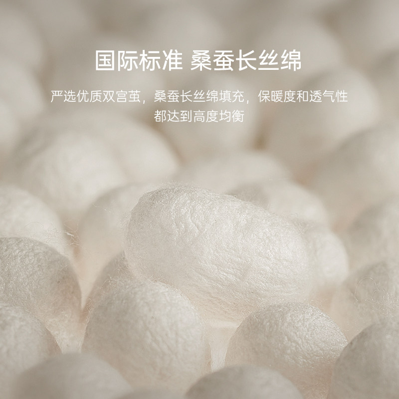  银桑蚕丝被