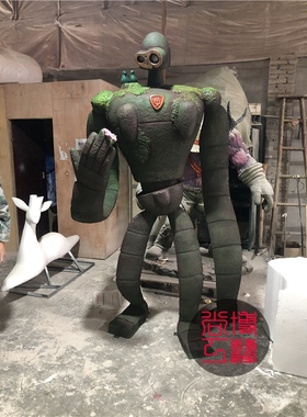 天空之城宫崎骏玻璃钢艺术风雕塑