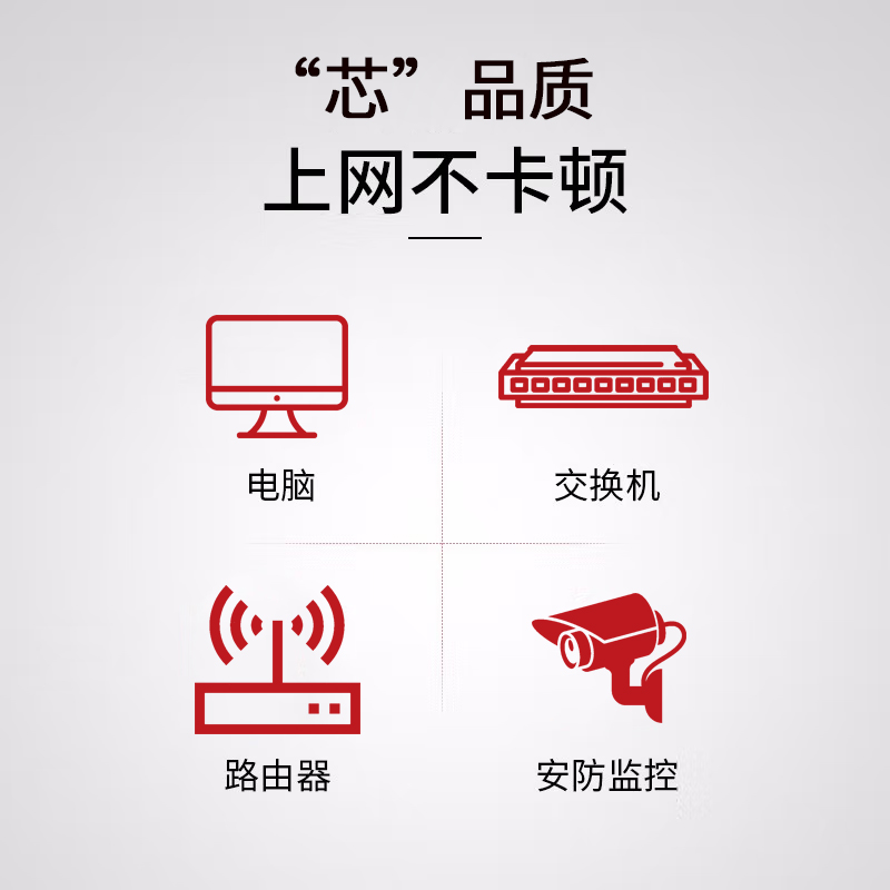 一舟SHIP五类网线非屏蔽工程网线纯铜双绞线家装网络布线D135-E-图1