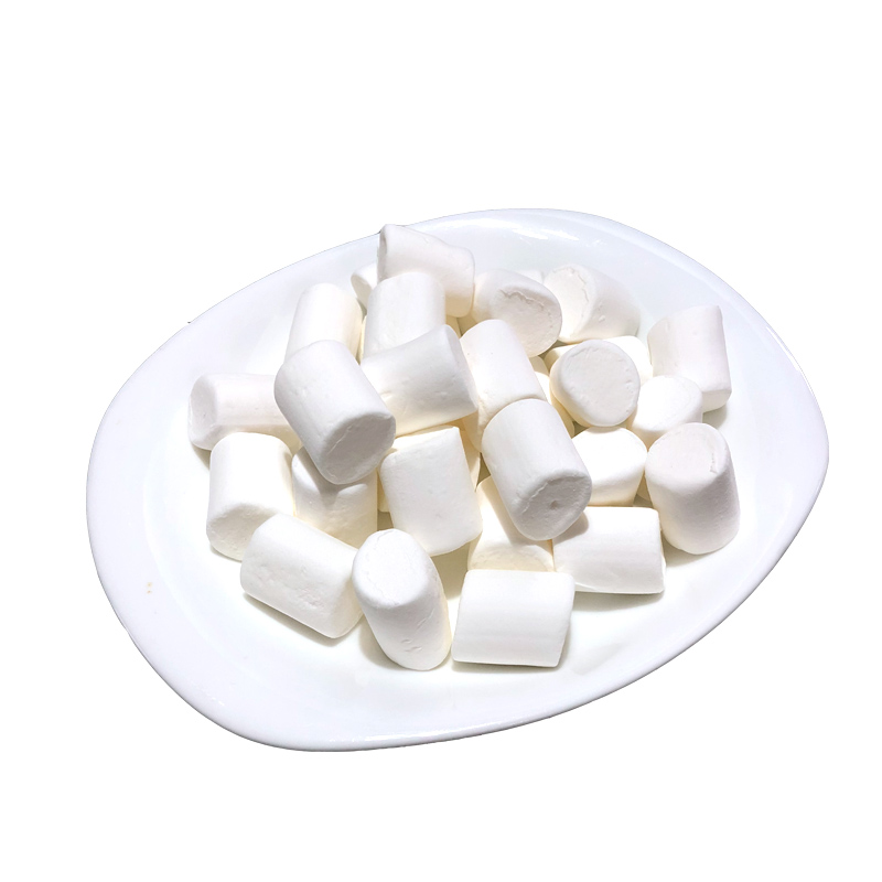 雪花酥牛轧糖材料伊高棉花糖纯白柱形零食甜品软糖原味棉花糖90克-图3
