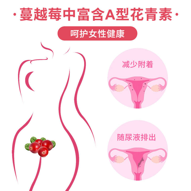 美国原装蔓越莓胶囊女性正品花青素 ForBecaredOne海外蔓越莓
