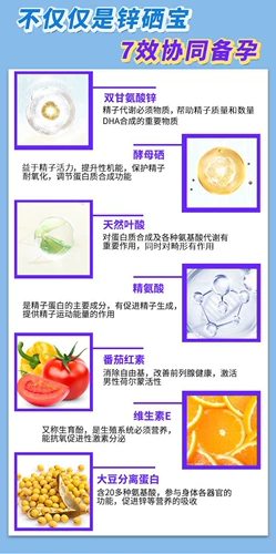 FBO Zinc Selenium Bao Men Prement для улучшения жизнеспособности сперма