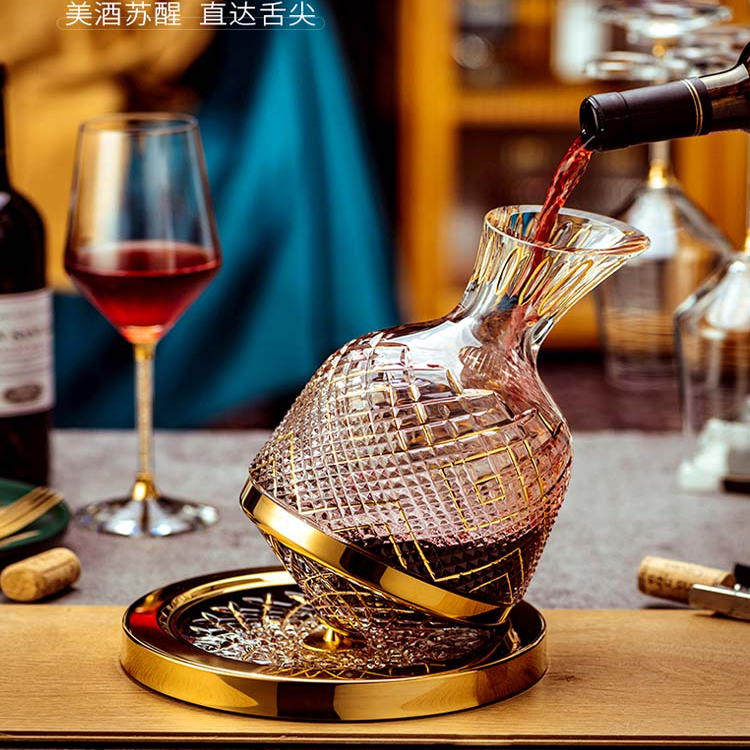 欧式高档奢华水晶杯红酒杯大号玻璃高脚子创意葡萄醒酒器家用套装,淘宝优惠券,粉丝福利购,淘宝优惠卷