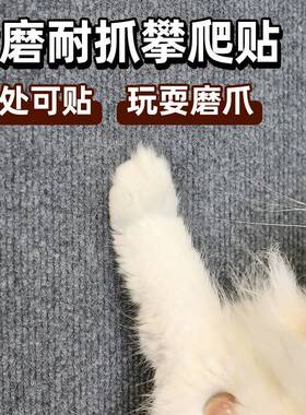 猫爬墙贴耐磨耐抓猫爬垫任意裁剪粘贴抓爬架防猫抓墙贴贴墙猫抓板