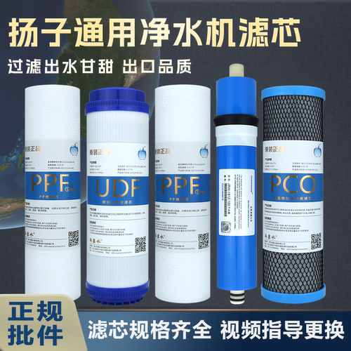 适配扬子净水器滤芯YZ-RO50G/75G加热一体纯水机反渗透膜10寸滤芯 - 图0