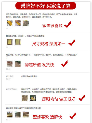蜜蜂巢础中蜂工具蜂巢全套专用养蜂工具蜂蜡蜂箱养蜂巢基巢础包邮 - 图2