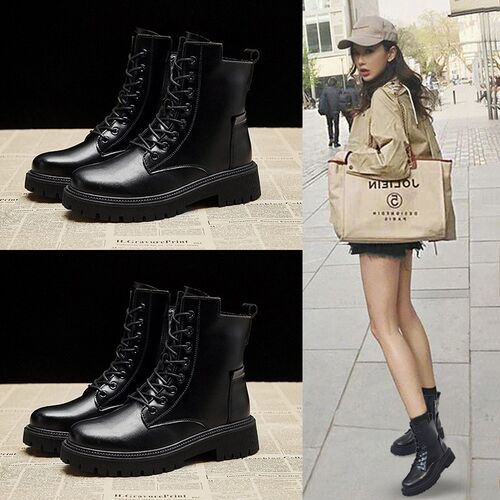 Martin Boots Women's Autumn New Boots Thick soled Shoes鞋子 - 图0