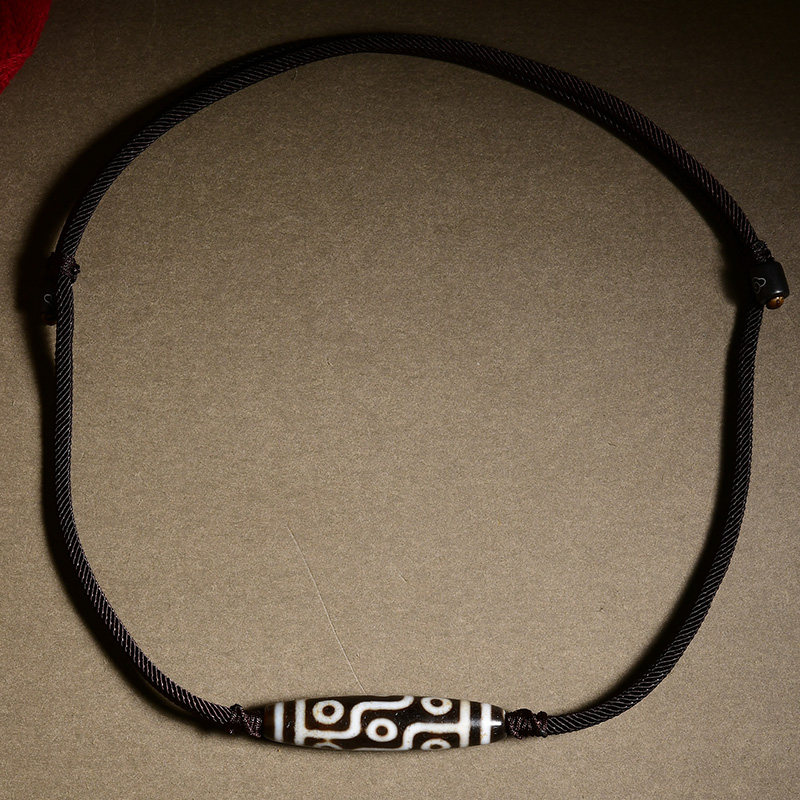 西藏传世真品老天珠至纯老料吊坠 宫妃项坠/吊坠