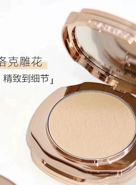 姬存希雪纱羽透蜜粉饼官方正品持久定妆修颜遮瑕自然隐形毛孔持久