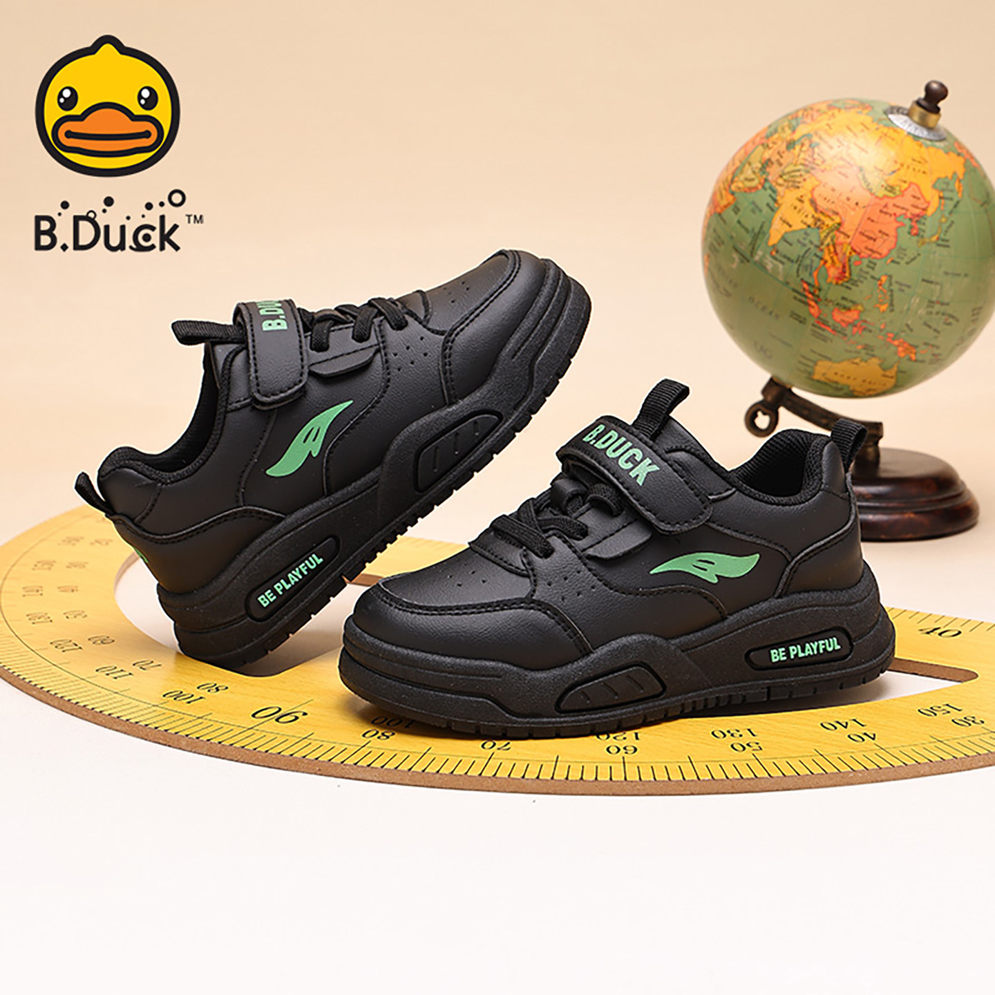 B.Duck小黄鸭童鞋男童运动鞋小白鞋2025秋季新款休闲软底儿童板鞋,淘宝优惠券,粉丝福利购,淘宝优惠卷