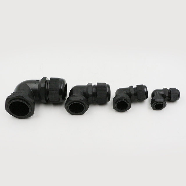 PA66 nylon plastic cable joint elbow PG.M type