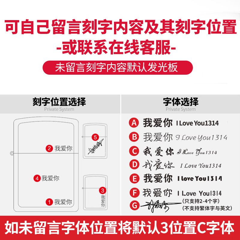 ZORRO佐罗官方正品煤油打火机防风黑冰定制刻字送男朋友生日礼物 - 图2