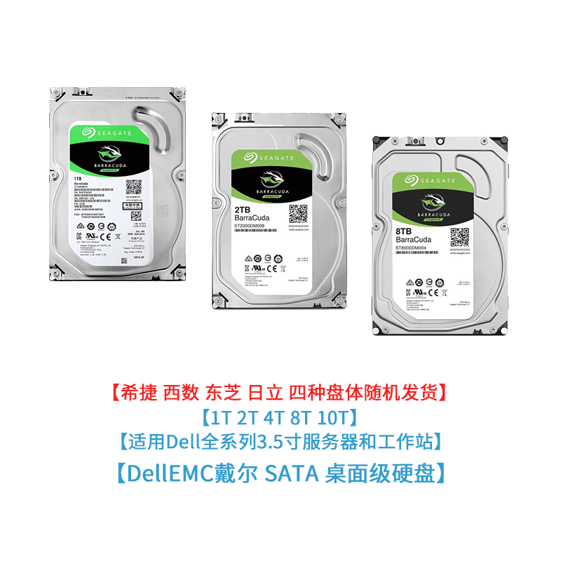 1T 2T 4T 8T 10T企业级硬盘适用Dell R750 R740 T640 T7920 T340-图2