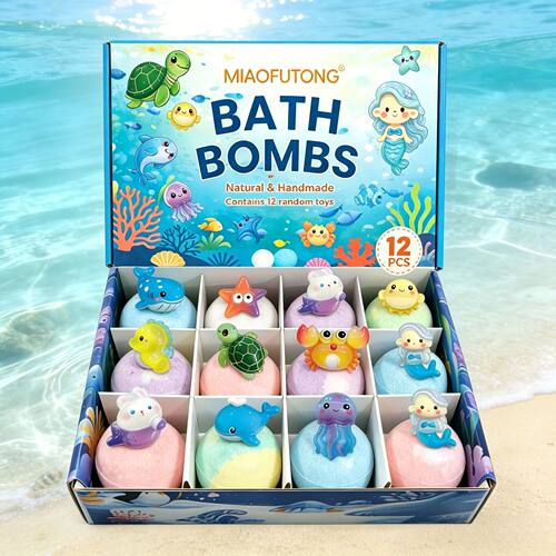 Ocean toy bath salt ball set, bathing 海洋玩具浴盐球套盒 - 图2