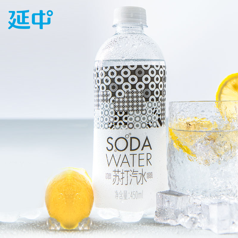 【延中】苏打气泡水450ml*20瓶/箱 上海原味零糖苏打气泡水 - 图2