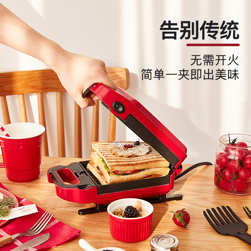 srue厚夹三明治家用加厚早餐机 srue三明治机