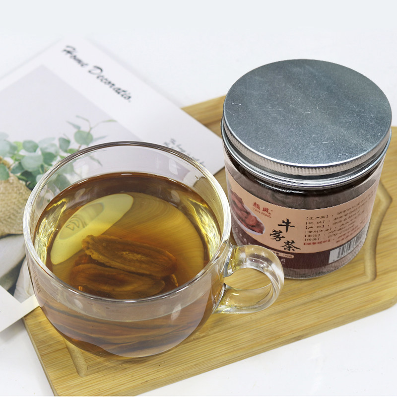 颜风牛蒡根东洋参牛蒡茶100g特级黄金牛膀片牛旁