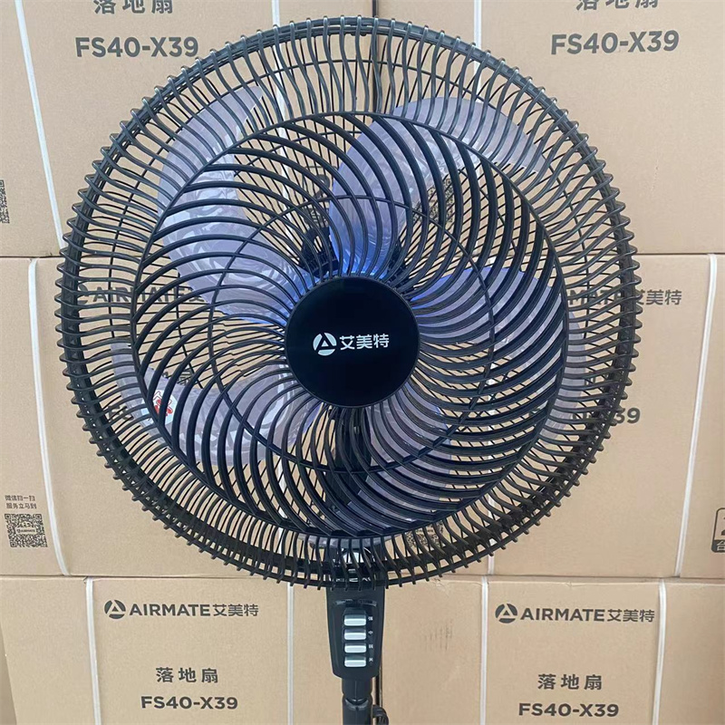 艾美特落地扇立式摇头风扇16寸18寸家用电风扇遥控FS40-X39/R51 - 图1