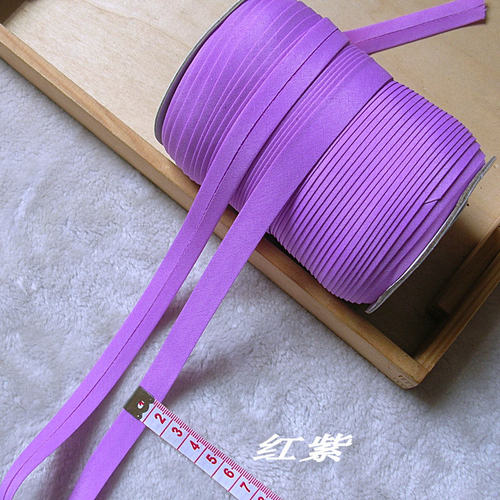 汉服旗袍服装辅料 棉涤包边带 滚边带 1.1-1.6CM宽 斜条已烫1米价 - 图1