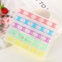 Versatile home sewing machine parts accessories high-end quality 25 lattice transparent shuttle core box