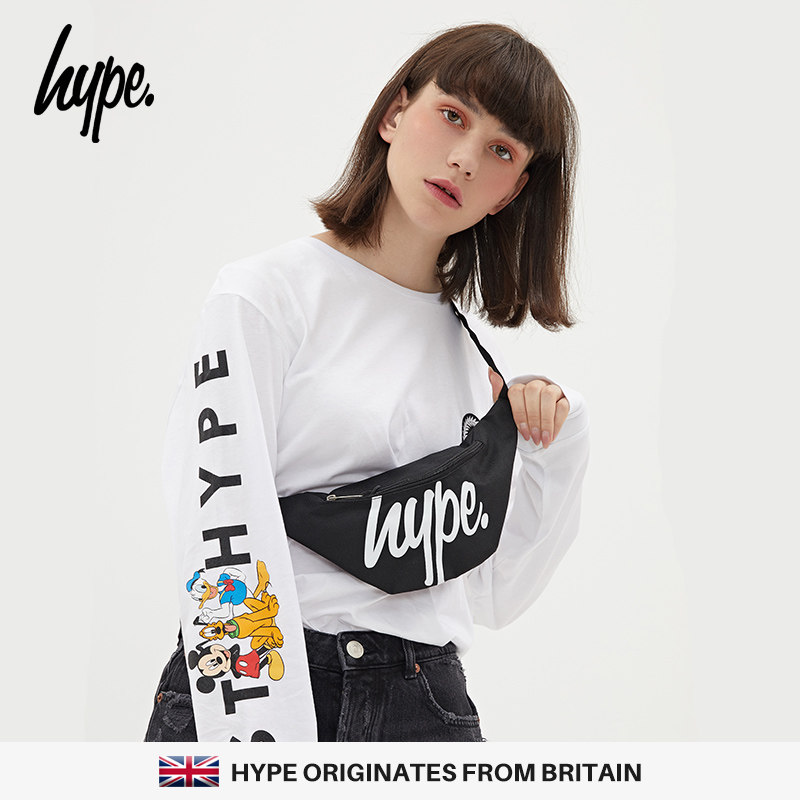 hype潮流运动女腰包男士单肩斜挎包 hype男士包袋