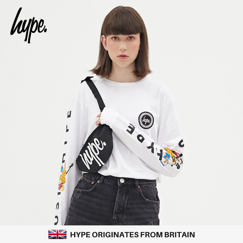 hype潮流运动女腰包男士单肩斜挎包 hype男士包袋
