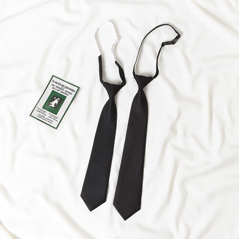 黑色领带女款jk日系领结学院风手打dk衬衫男生制服免打结纯色休闲,淘宝优惠券,粉丝福利购,淘宝优惠卷