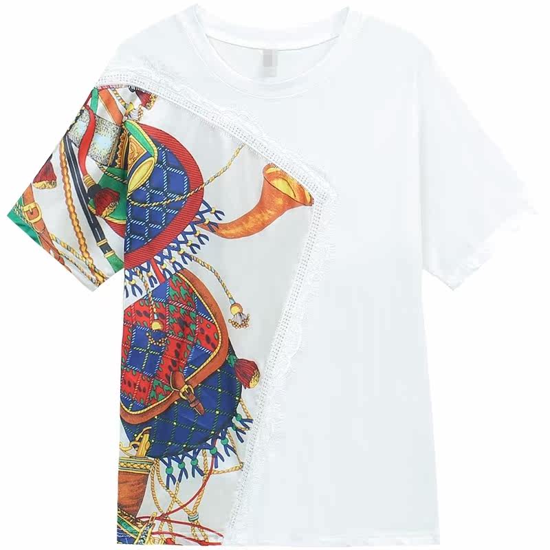 欧贝妮旗舰店官网短袖女夏装t恤 尚吻蔓T恤