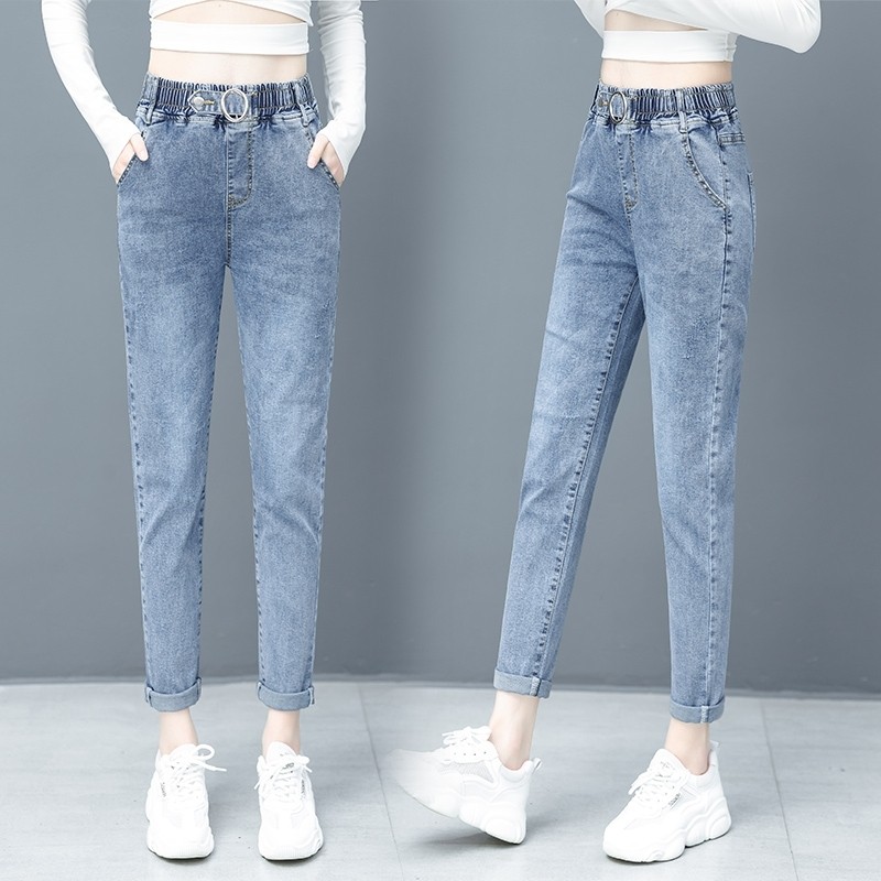 以纯官方旗舰店官网新款高腰百搭 尚吻蔓牛仔裤