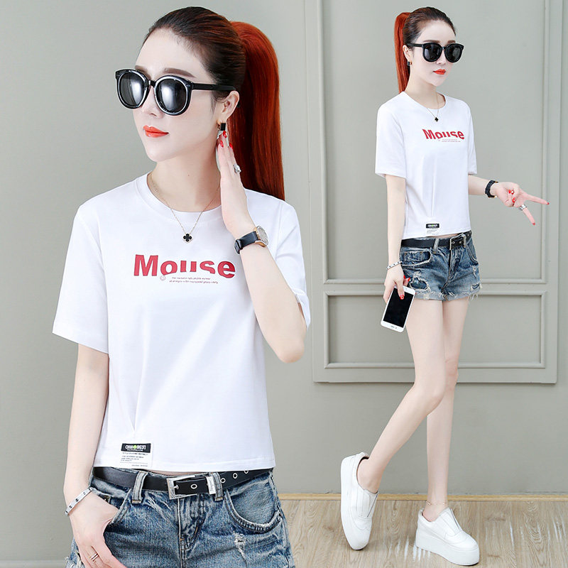 官方旗舰店短袖设计感小众女t恤衫 尚吻蔓T恤