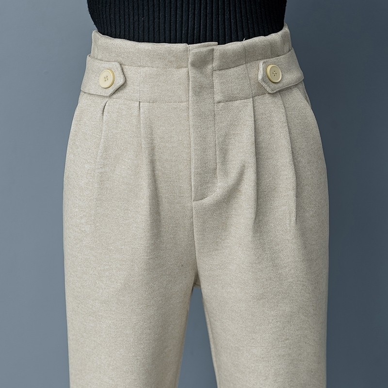 2020新款以纯秋冬季直筒烟管裤裤子 尚吻蔓休闲裤