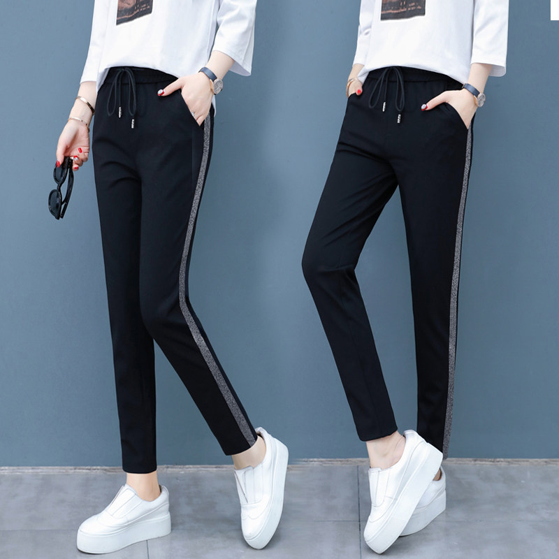 女宽松以纯官方旗舰店束脚秋运动裤 尚吻蔓休闲裤