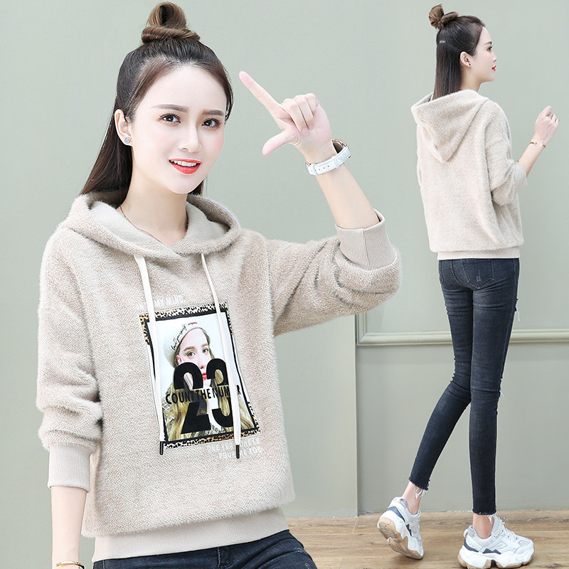 以纯官方旗舰店2020秋冬韩版卫衣 尚吻蔓卫衣/绒衫