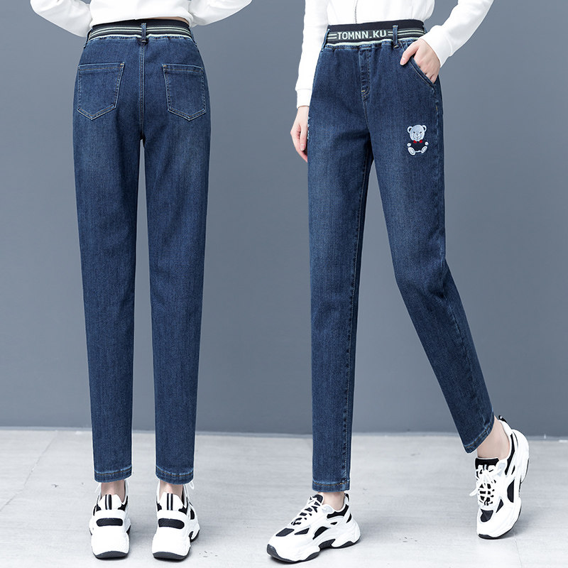 以纯直筒宽松显瘦2020年秋季牛仔裤 尚吻蔓牛仔裤