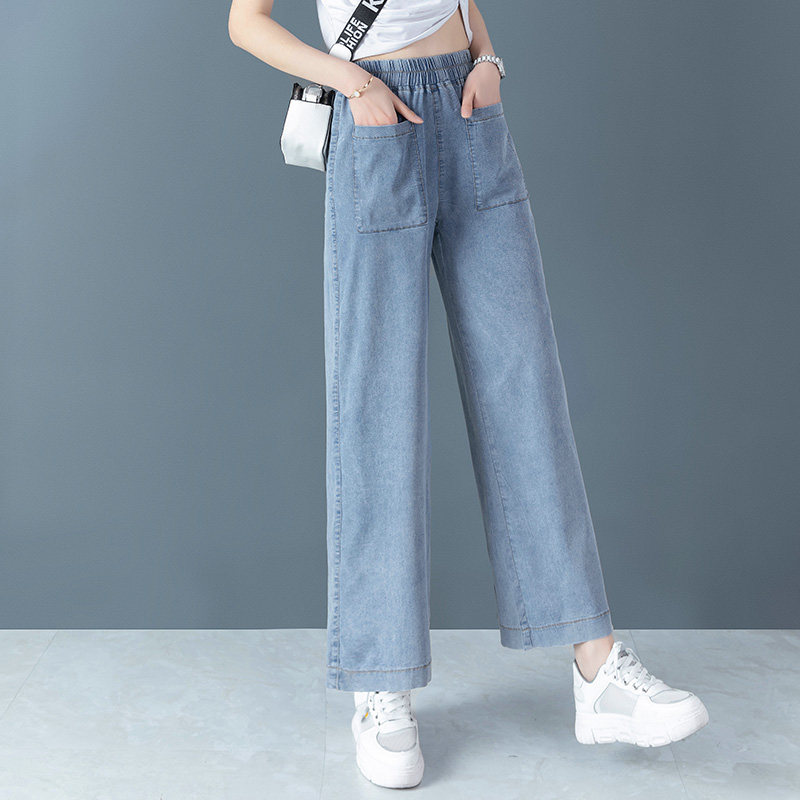 轻薄高腰天丝2020夏装百以纯牛仔裤 尚吻蔓牛仔裤