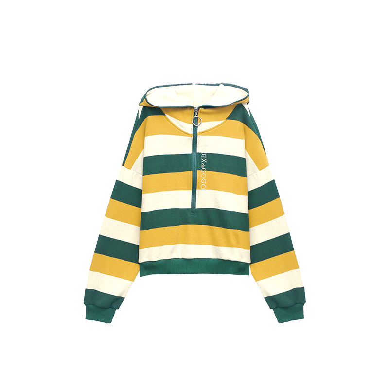 带帽2020秋装新款高腰薄款以纯卫衣 尚吻蔓卫衣/绒衫