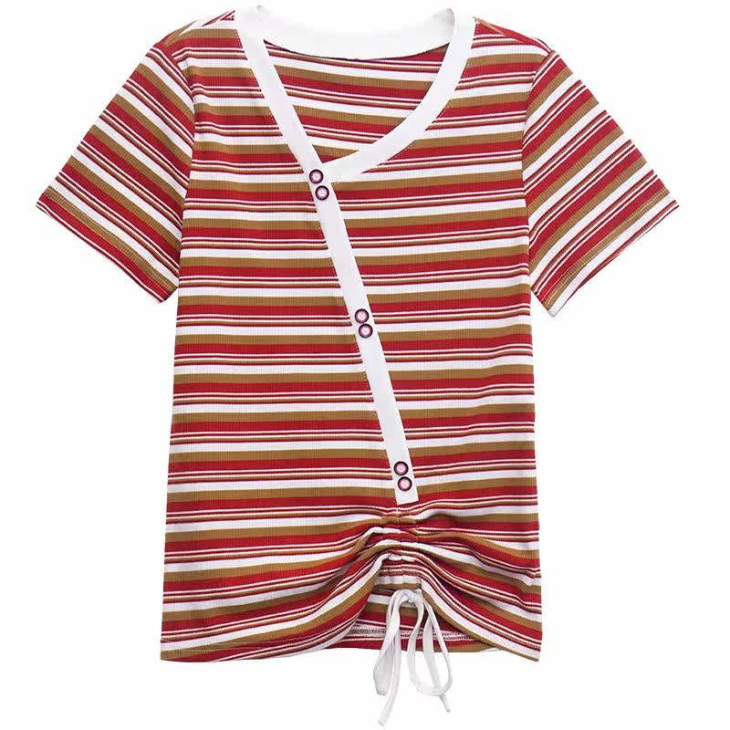 a21p官方官网新款时尚小衫短款t恤 尚吻蔓T恤