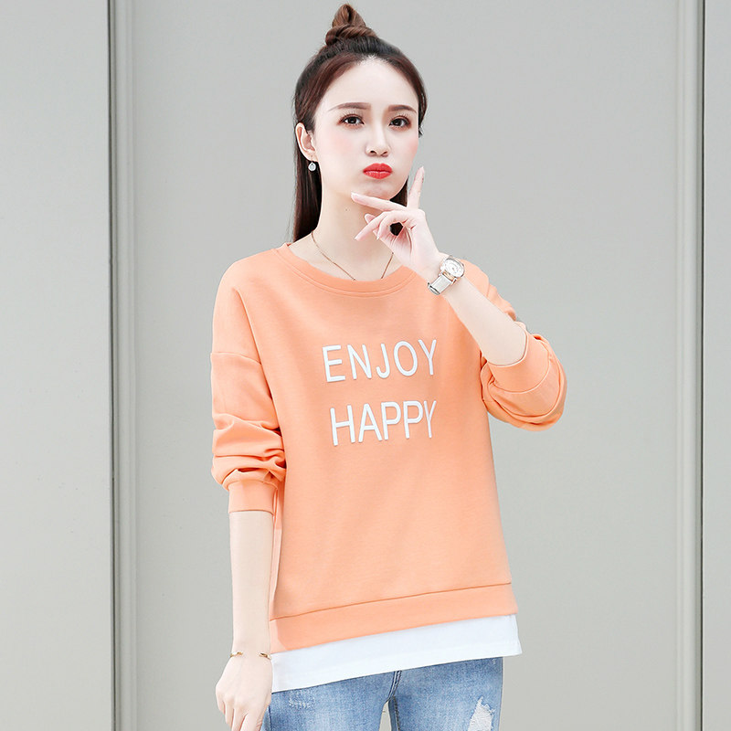 以纯官方旗舰店网红假两件2020卫衣 尚吻蔓卫衣/绒衫