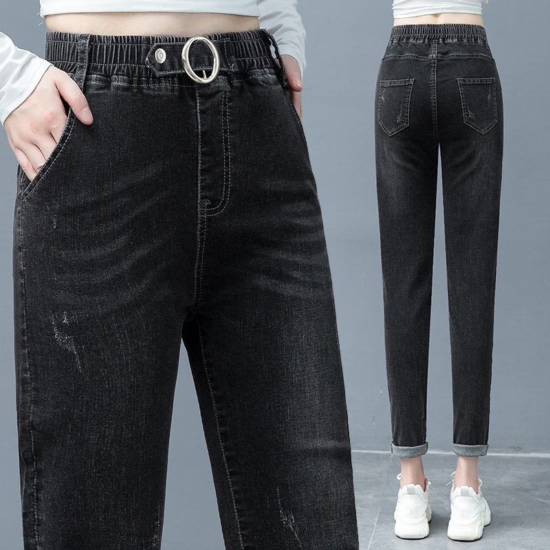 以纯官方旗舰店女高腰2020牛仔裤 尚吻蔓牛仔裤