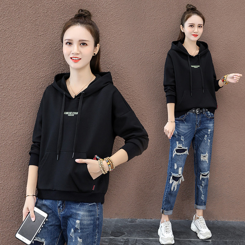 以纯官方旗舰店长袖连帽女2020卫衣 尚吻蔓卫衣/绒衫