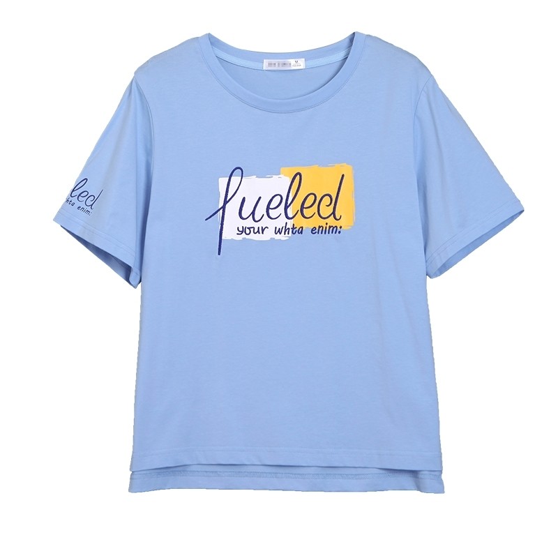 以纯官方旗舰店官网短袖女装t恤 尚吻蔓T恤