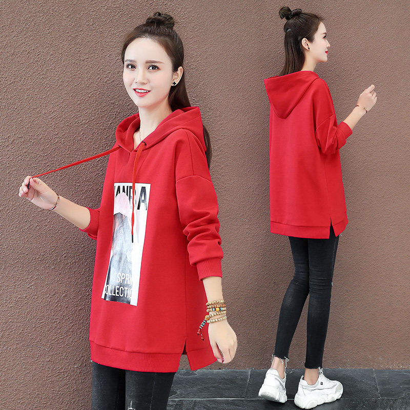 高端韩版连帽长袖女2020以纯卫衣 尚吻蔓卫衣/绒衫