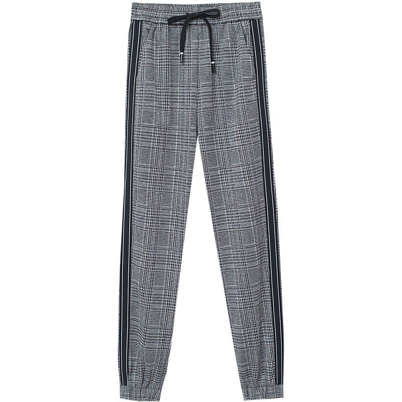 格子2020春秋新款韩版以纯休闲裤 尚吻蔓休闲裤