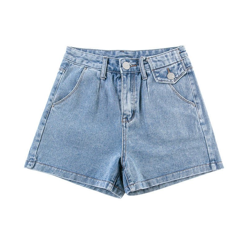 以纯官方旗舰店女短裤高腰牛仔裤 尚吻蔓牛仔裤