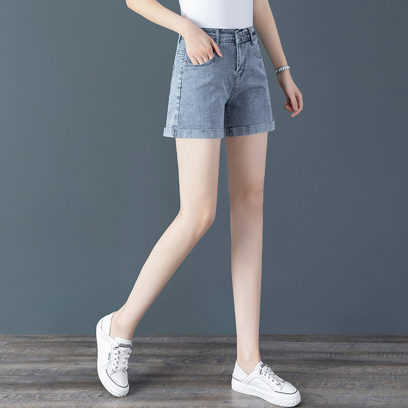 2020年夏新款高腰显瘦a字牛仔裤 尚吻蔓牛仔裤